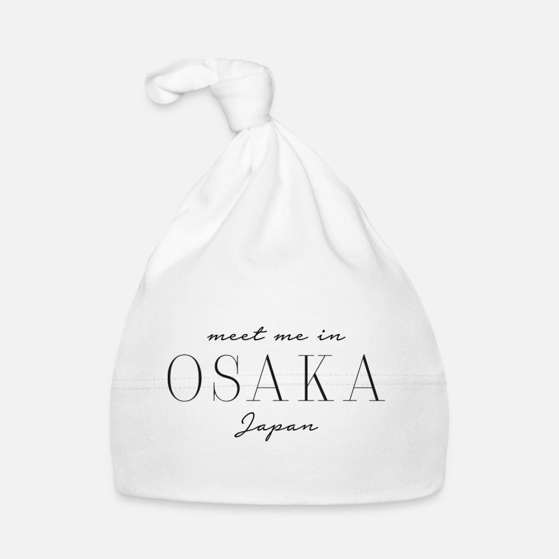 Rencontrez-moi à Osaka - Bonnet bio Bébé - blanc