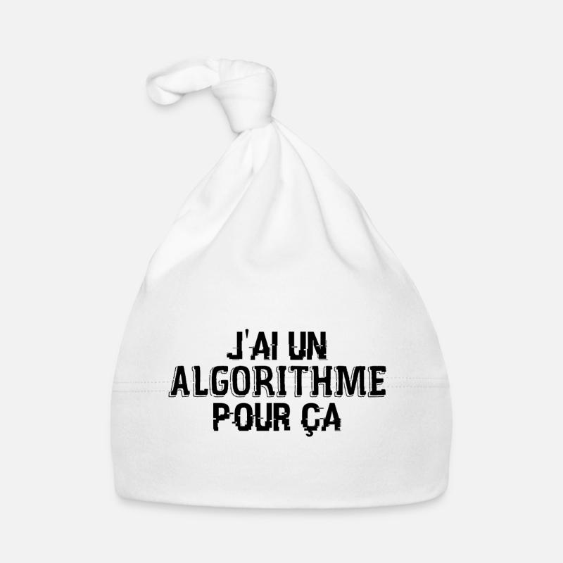 J'Ai Un Algorithme Pour Ça Bonnet bio Bébé