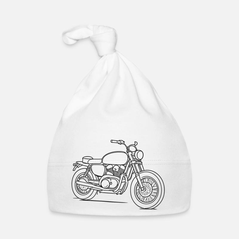 Motorrad Baby Bio-Mütze