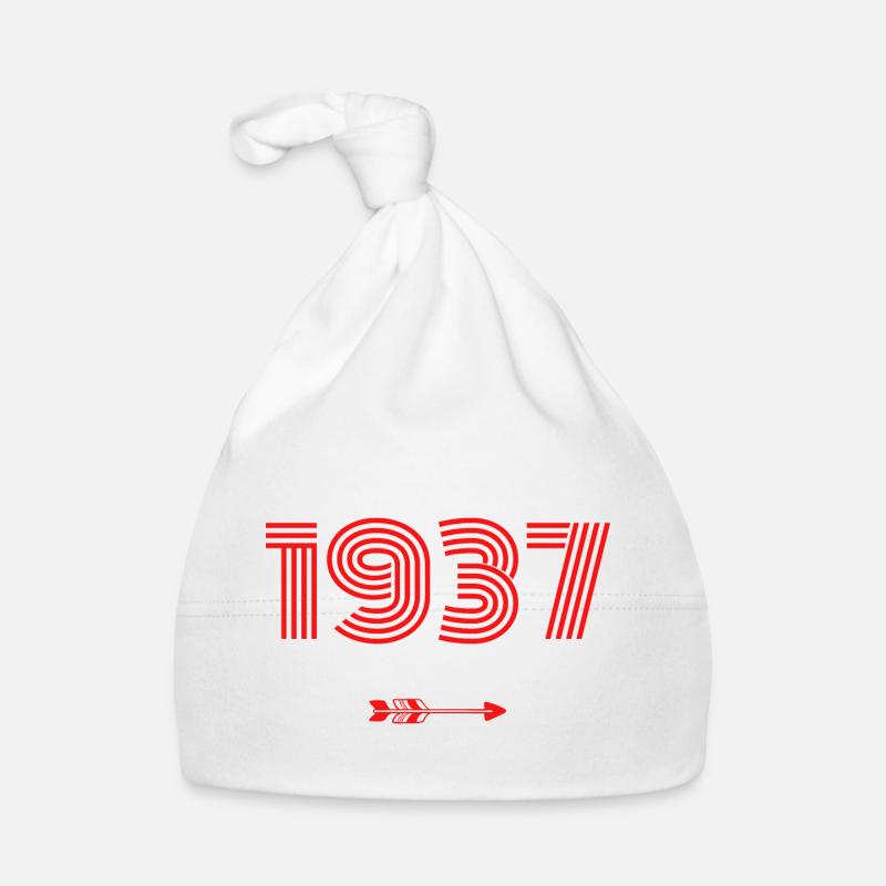 Born in 1937 Organic Baby Cap