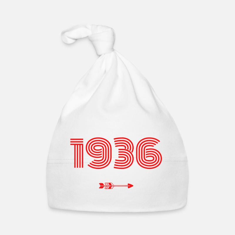 Born in 1936 Organic Baby Cap