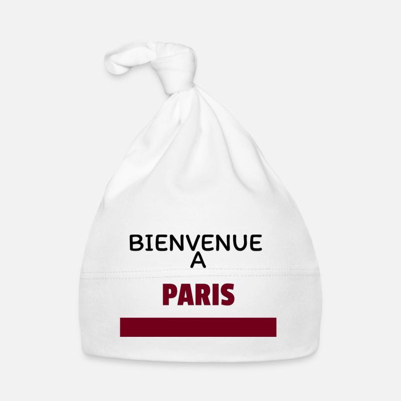 BIENVENUE à PARIS Bonnet bio Bébé