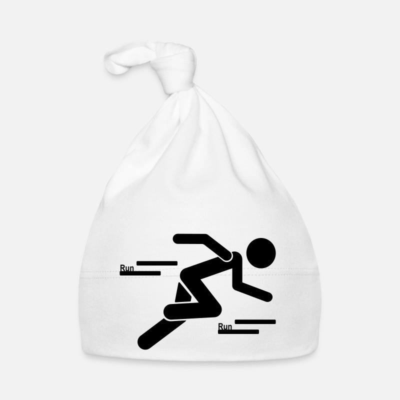 RUN Stickman Baby Bio-Mütze