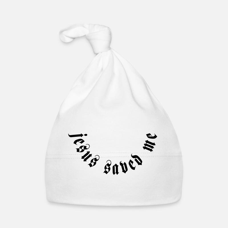 jesus saved me motiv Baby Bio-Mütze