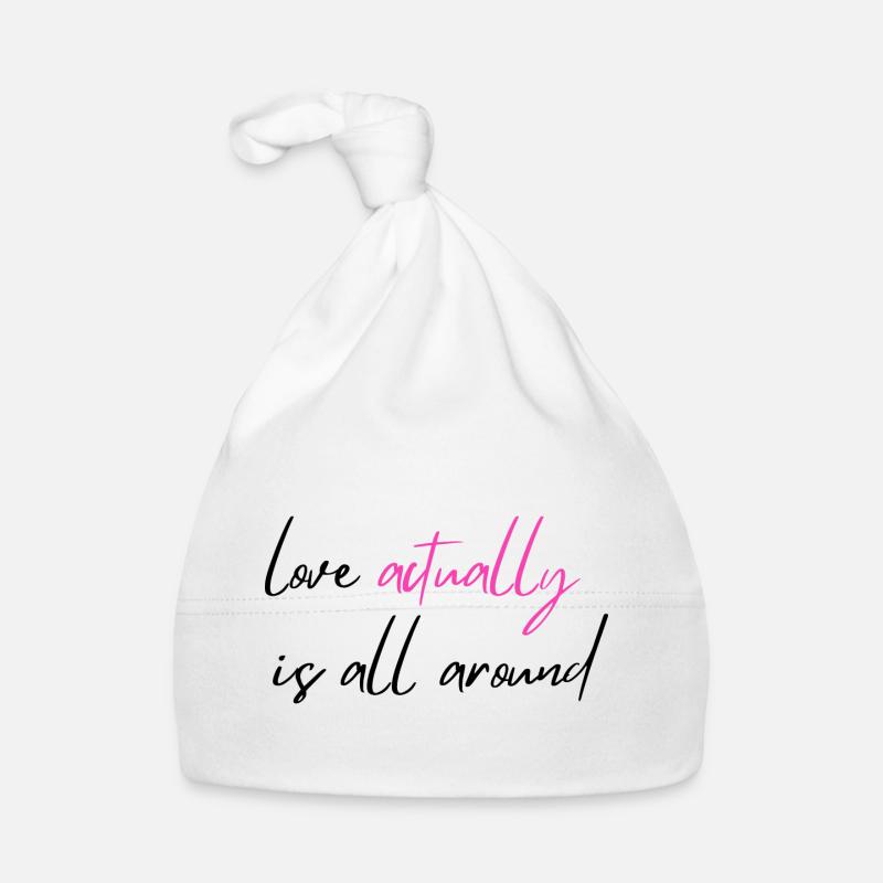 Liebe ist eigentlich überall Baby Bio-Mütze