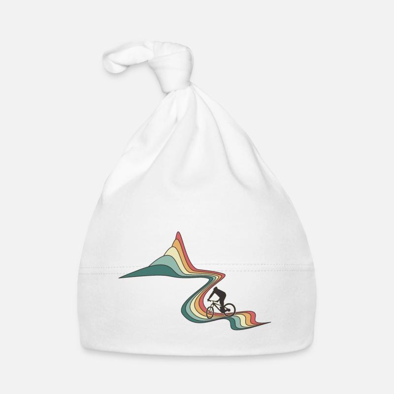 Biken Regenbogenstraße Baby Bio-Mütze