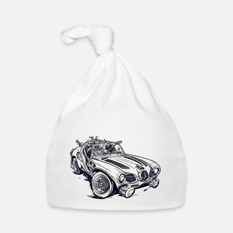 Zeitloses Auto Baby Bio-Mütze