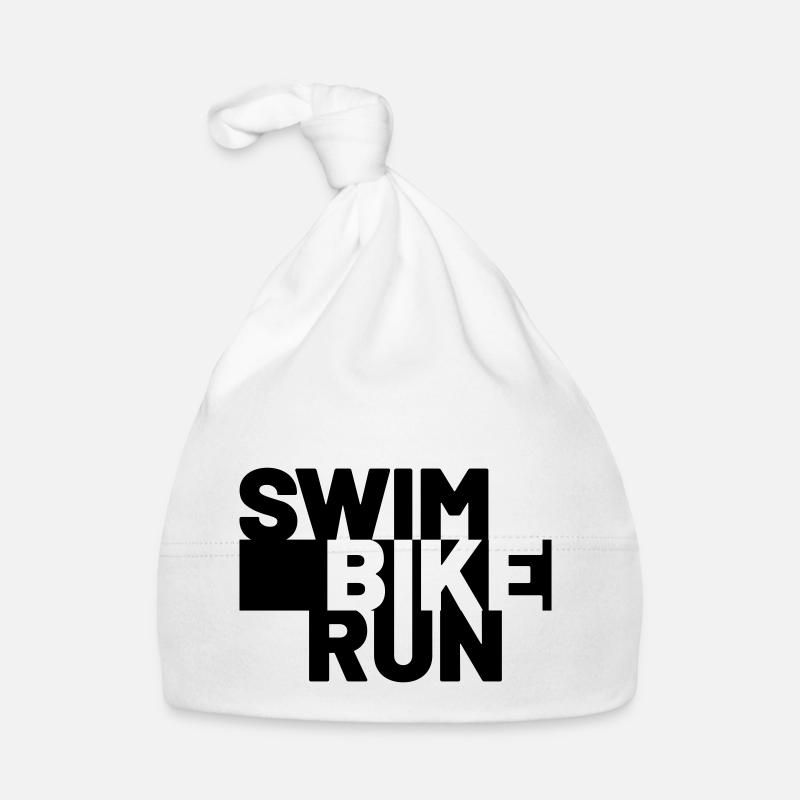 SWIM BIKE RUN Bonnet bio Bébé