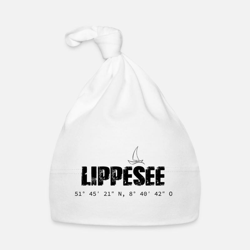 Lippesee - Baby Bio-Mütze - Weiß