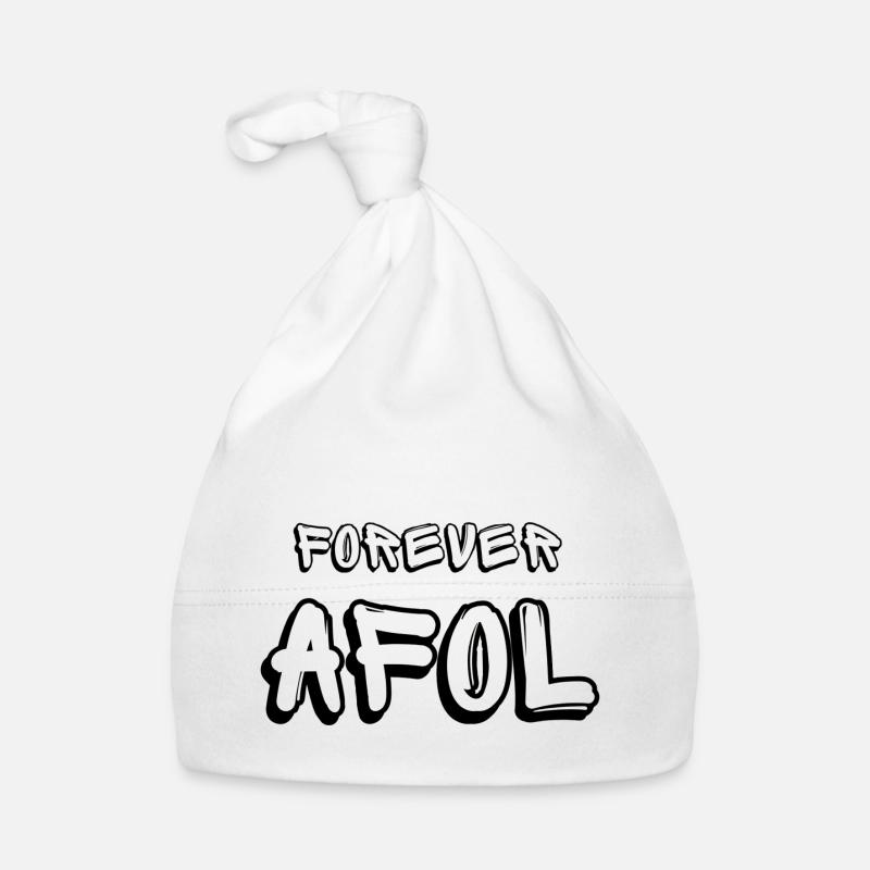AFOL 4Ever - Bonnet bio Bébé - blanc