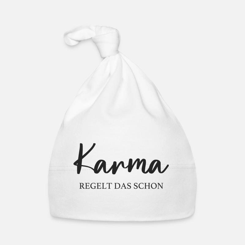 Le karma s’en occupe déjà Bonnet bio Bébé