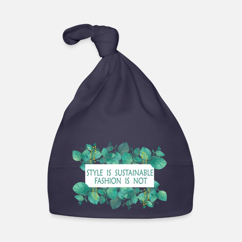Le style est une mode durable pas Bonnet bio Bébé