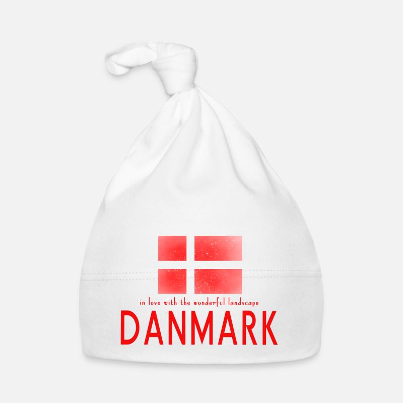 Danemark, Danemark - Bonnet bio Bébé - blanc