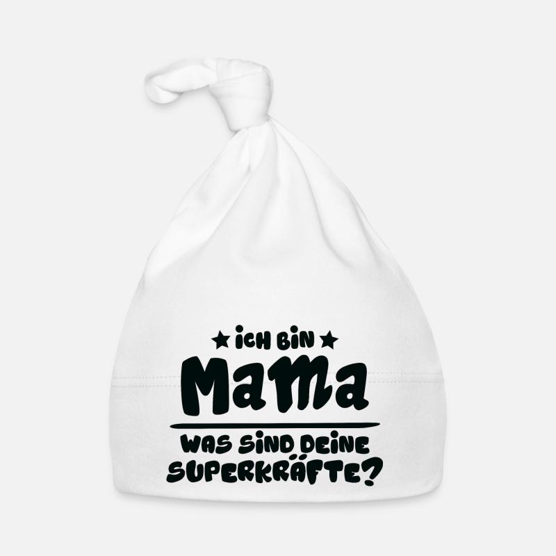 Mutter Spruch Geschenk Mama Muttertag Baby Bio-Mütze