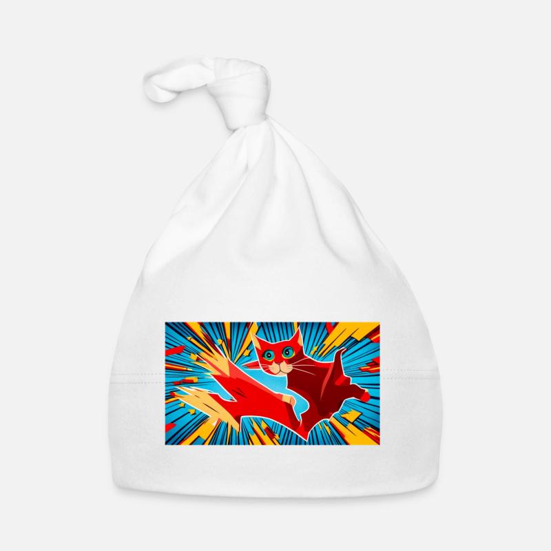 Flash Cat Baby Bio-Mütze