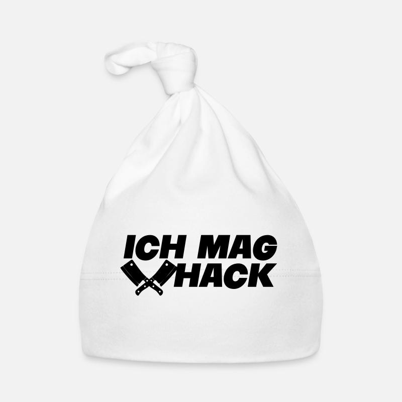 ich mag hack Baby Bio-Mütze