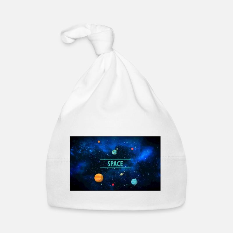 Space - Galaxy Design Organic Baby Cap