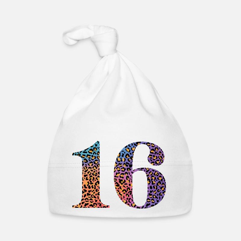 16e anniversaire léopard Bonnet bio Bébé