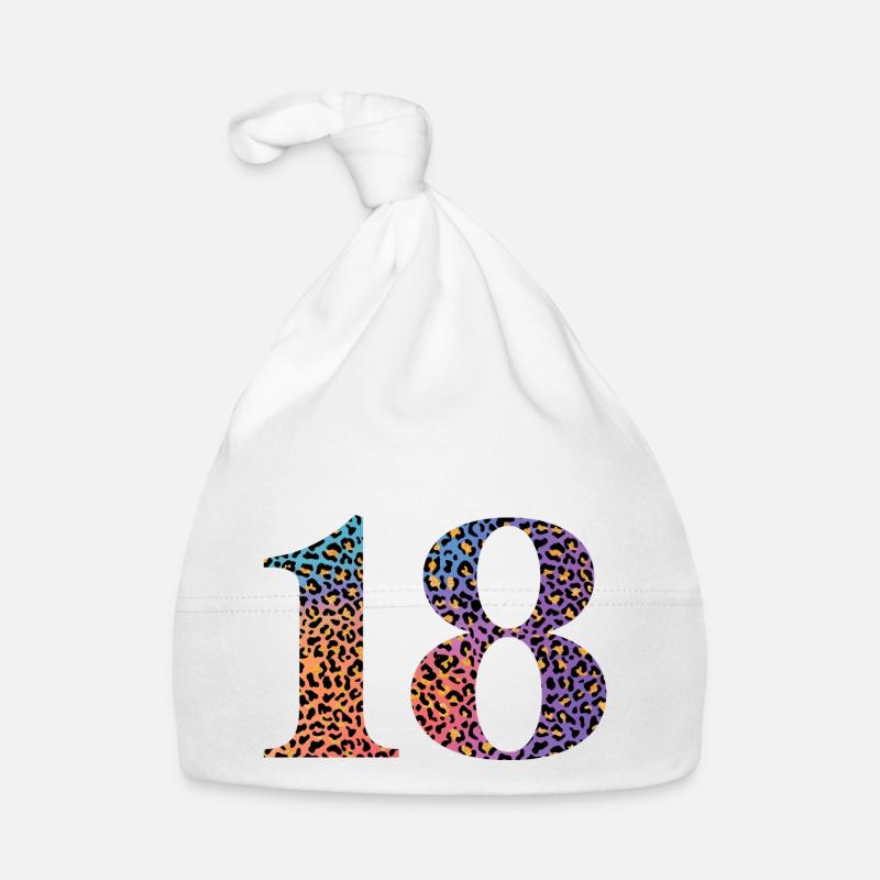 18e anniversaire léopard Bonnet bio Bébé