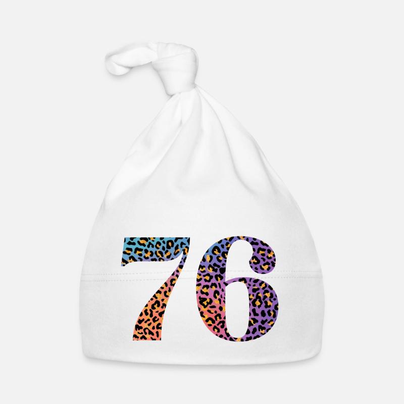 76e anniversaire léopard Bonnet bio Bébé
