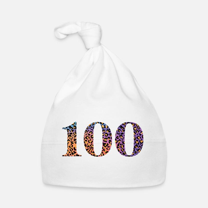 100th Anniversary Leopard Organic Baby Cap