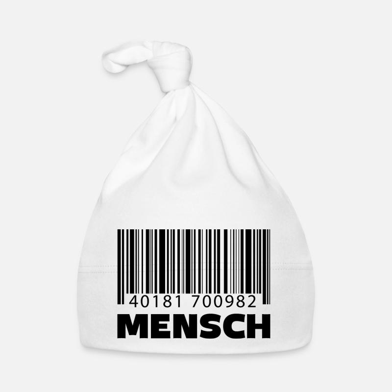 Barcode Mensch Baby Bio-Mütze
