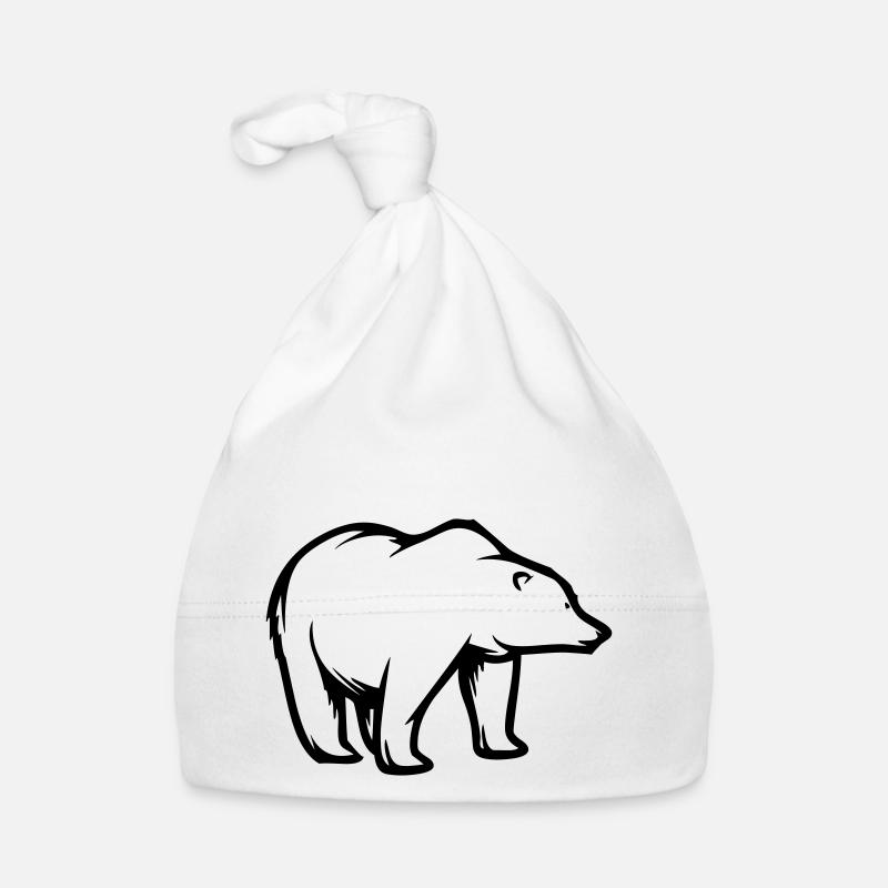 bear Organic Baby Cap