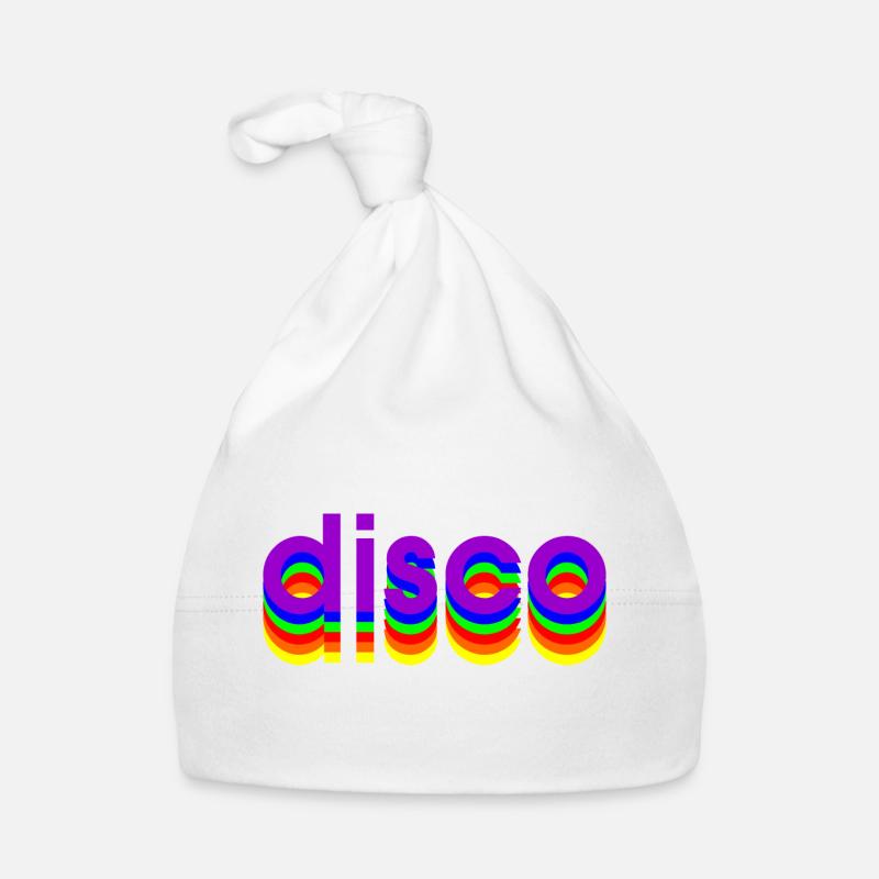 80er disco Baby Bio-Mütze