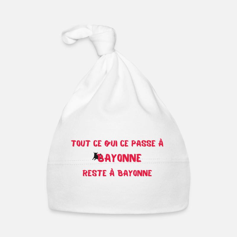 Bayonne - Bonnet bio Bébé - blanc