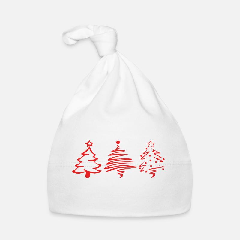 Chrismas Tree Organic Baby Cap