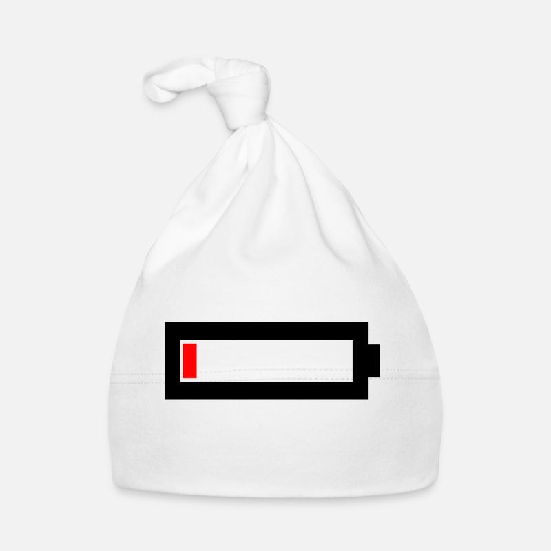 Battery empty Organic Baby Cap
