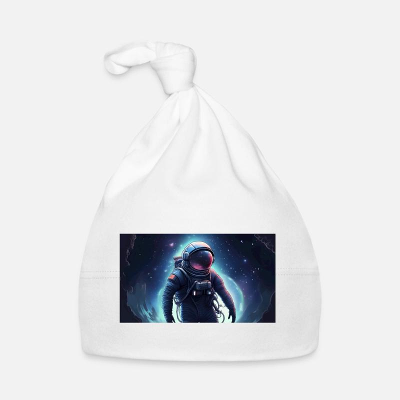 astronaute, perdu dans l’espace Bonnet bio Bébé