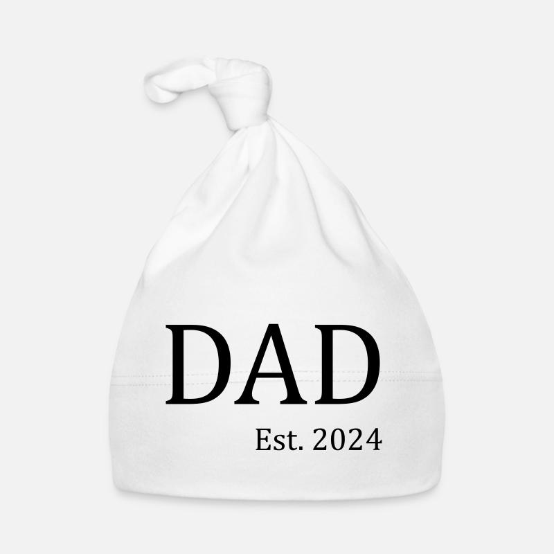 Dad Est. 2024 Baby Bio-Mütze