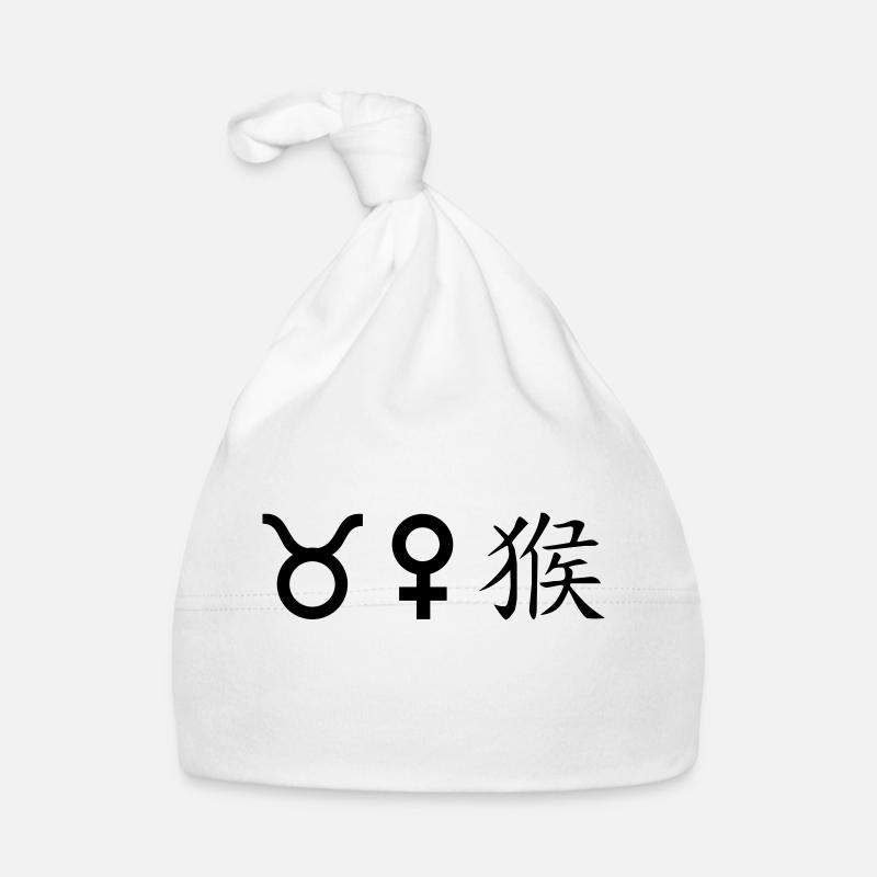 Taureau Vénus Singe Bonnet bio Bébé