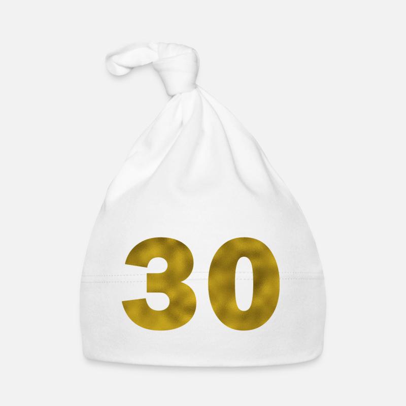 Anniversaire 30 ans Bonnet bio Bébé