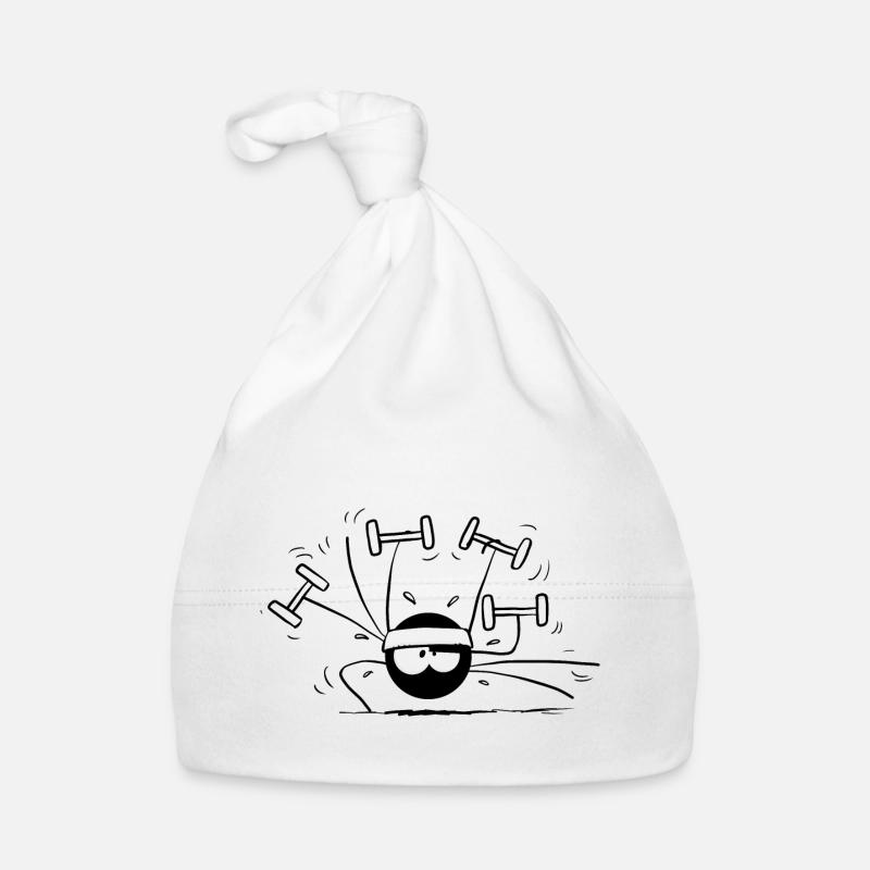 Beth the Spider - Fitness (version without text) Organic Baby Cap