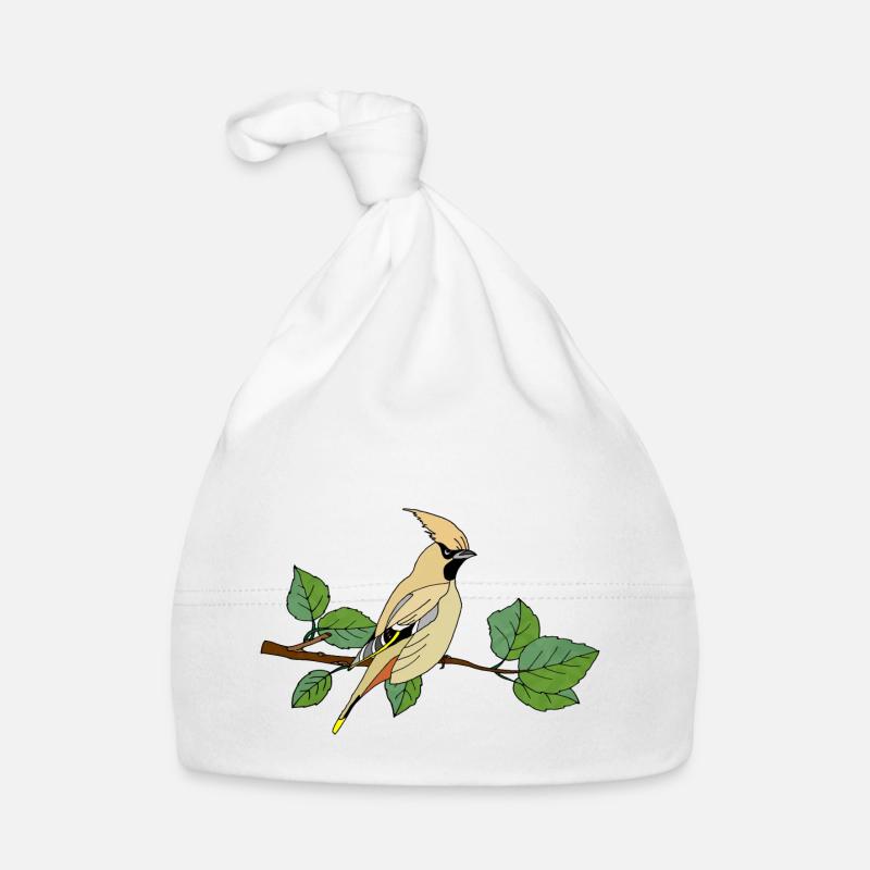 Oiseau coloré Bonnet bio Bébé