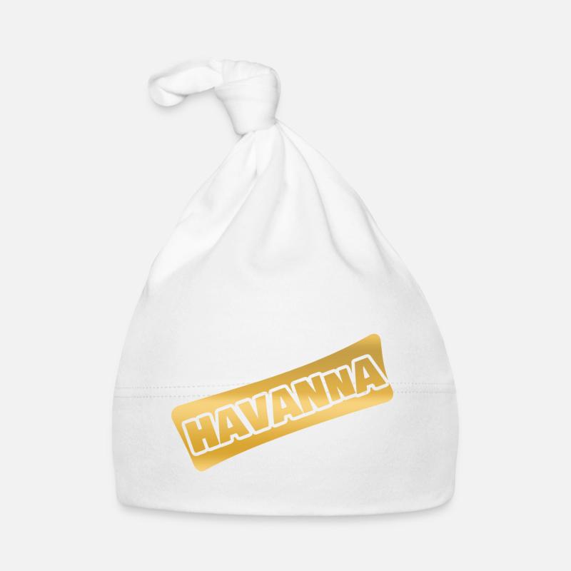 La Havane comme prénom Bonnet bio Bébé