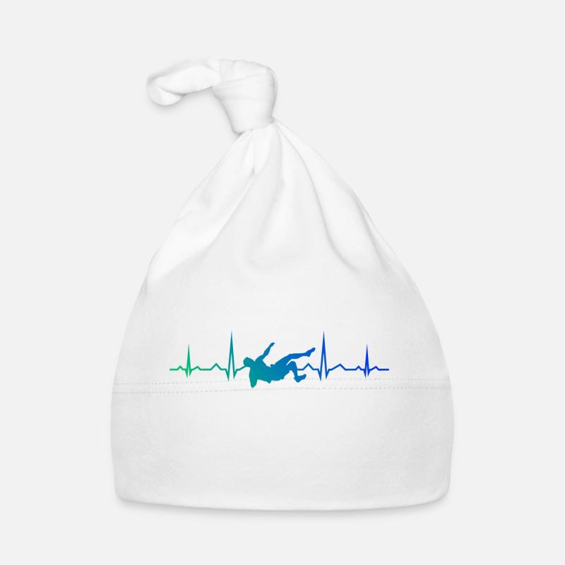 Boulder Kletterer Bouldern Klettern Herren Baby Bio-Mütze