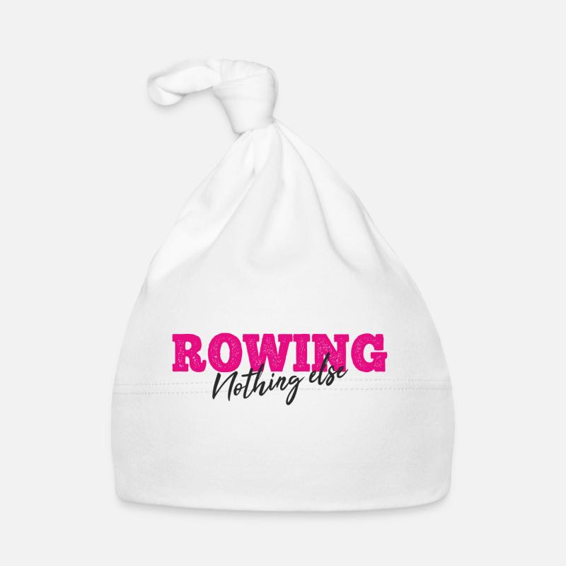 Rowing Nothing Else Slogan - Rower - Rowing Organic Baby Cap