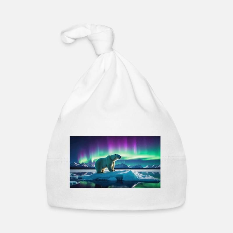 Polar bear Organic Baby Cap