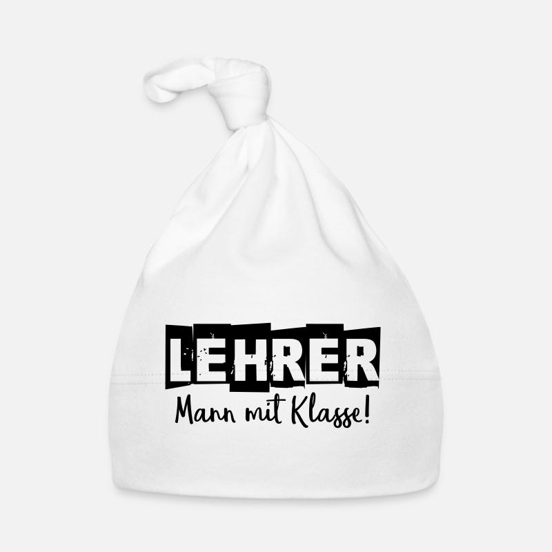 Lehrer Mann mit Klasse Baby Bio-Mütze