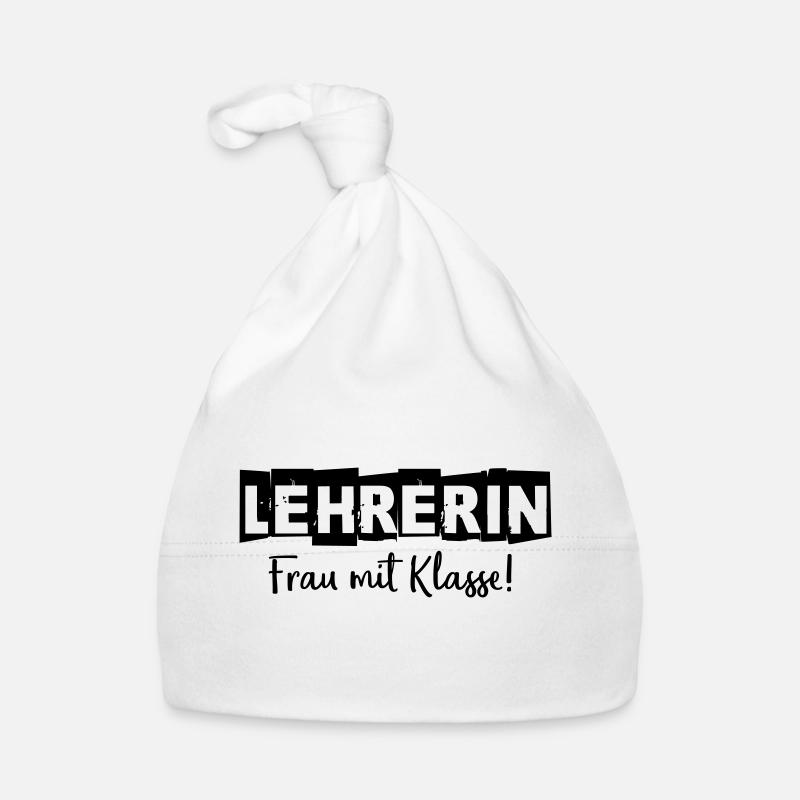 Lehrerin - Frau mit Klasse Baby Bio-Mütze