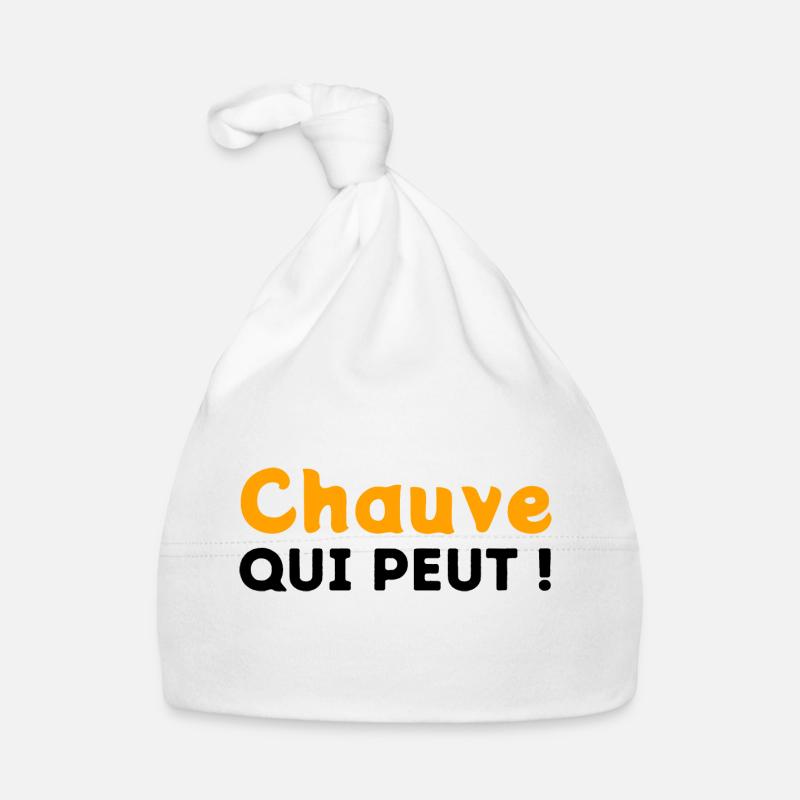 Chauve qui peut ! Bonnet bio Bébé