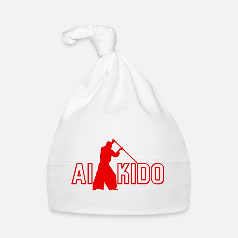 Aikido - Aikido Geschenkidee Baby Bio-Mütze