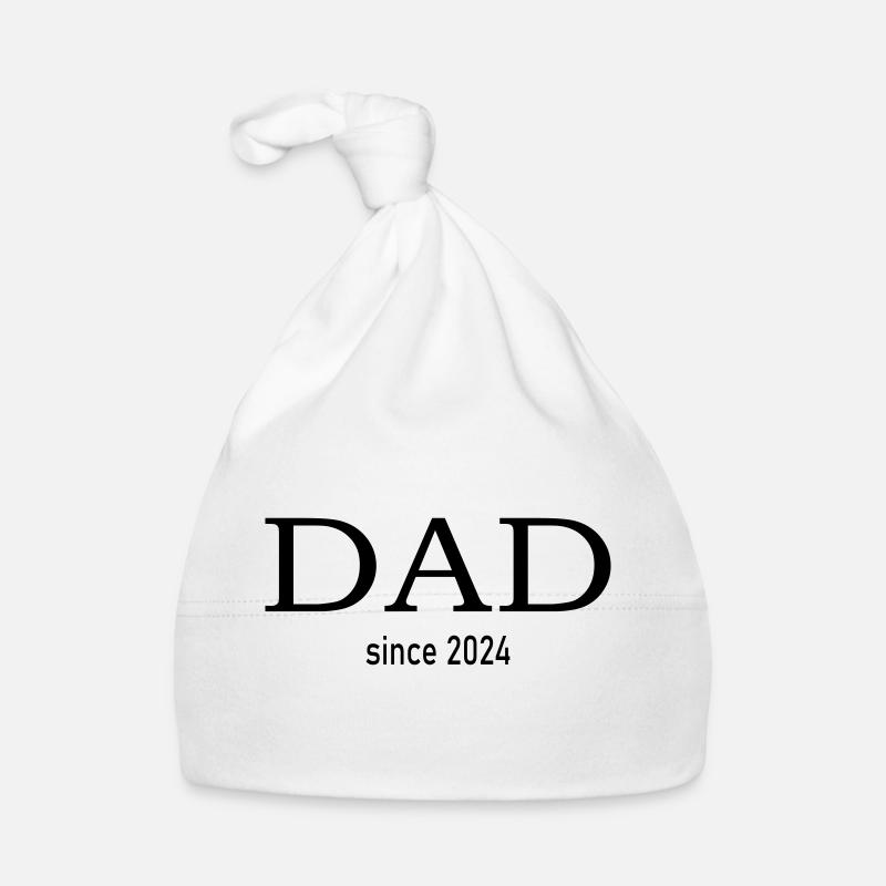 dad since 2024 Baby Bio-Mütze