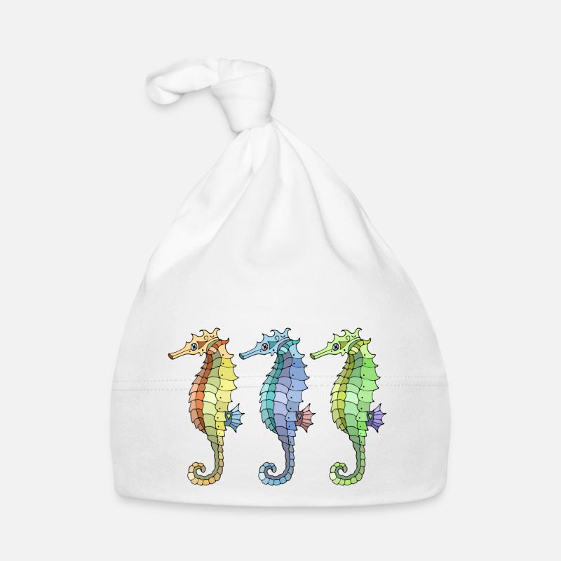 Hippocampes Bonnet bio Bébé