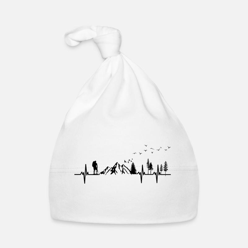 Mountain heartbeat Organic Baby Cap