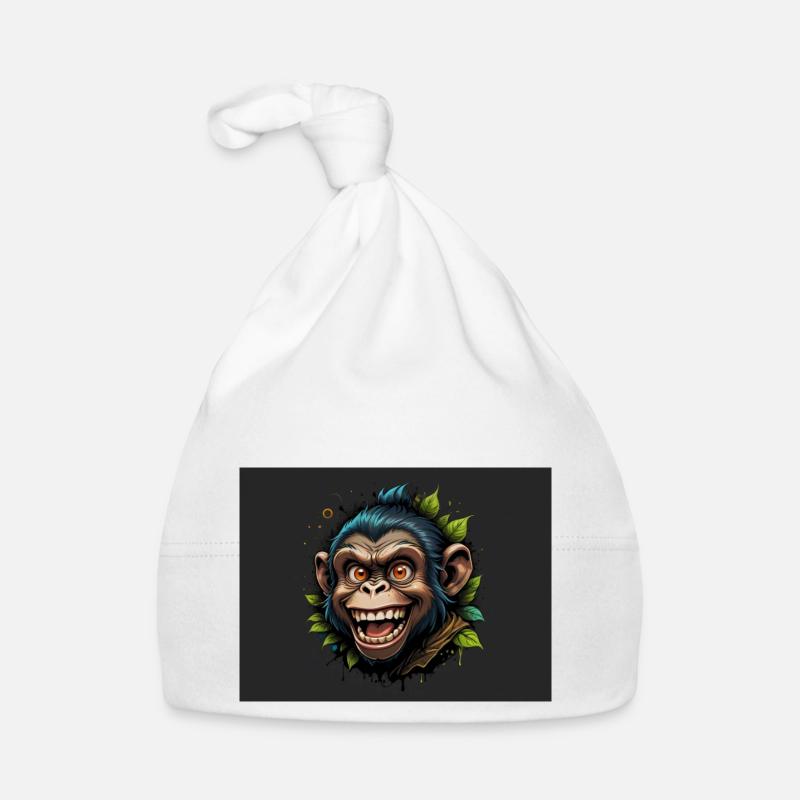 Monkey Organic Baby Cap