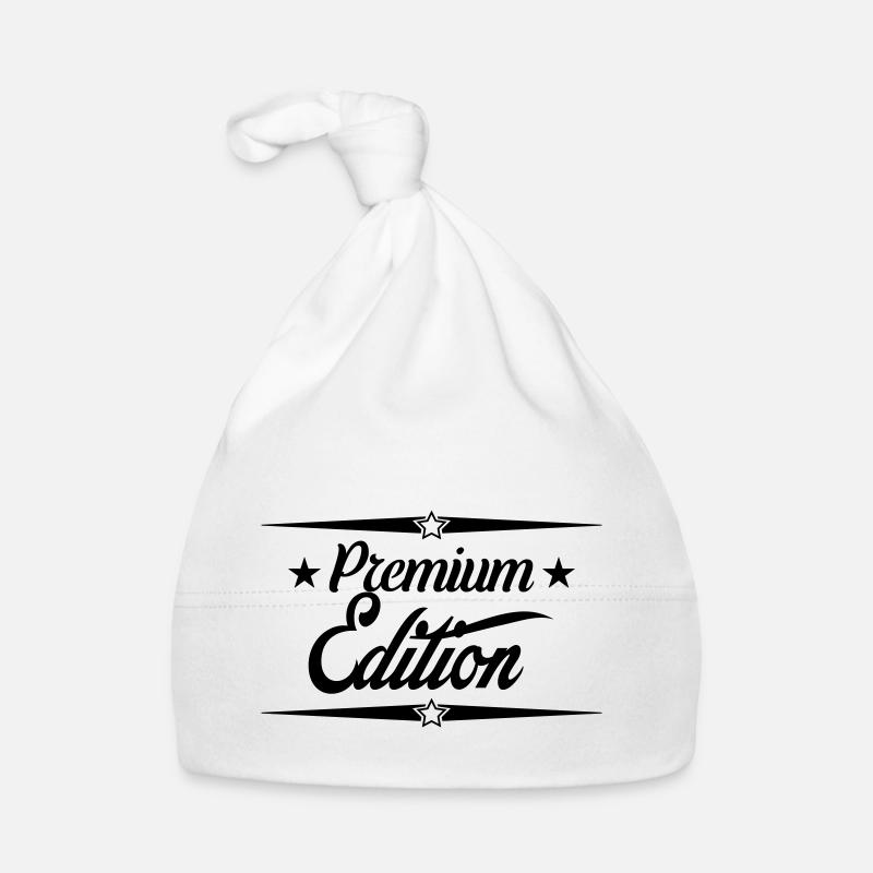 premium edition - Baby Bio-Mütze - Weiß